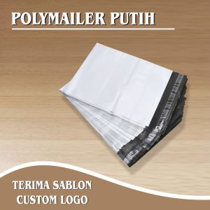 POLYMAILER 50 MIC PUTIH POLOS