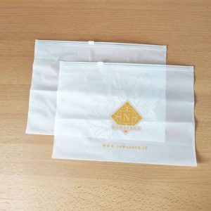 sablon plastik zipper pouch