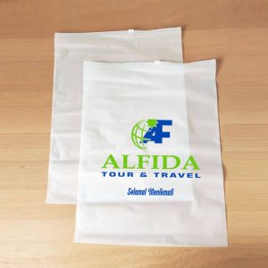 sablon plastik zipper pouch