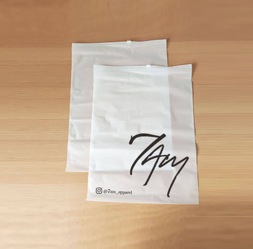 sablon plastik zipper pouch