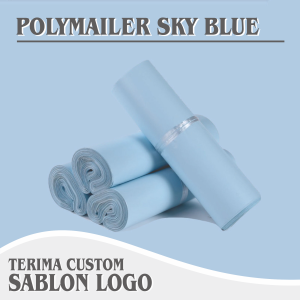 polymailer sky blue